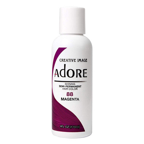 Magenta Semi-Permanent Haircolor # 88 by Adore, 4 Oz